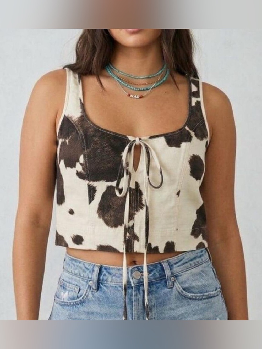 Gianni Bini Women's Cream and Brown
Crop-top